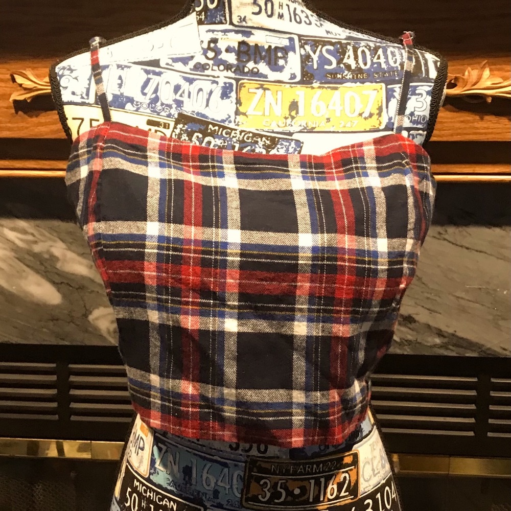 Women’s Plaid Tube Top. Wild Fable. NWT!